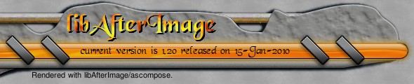libAfterImage (current version is 1.20, released on January 15, 2010)